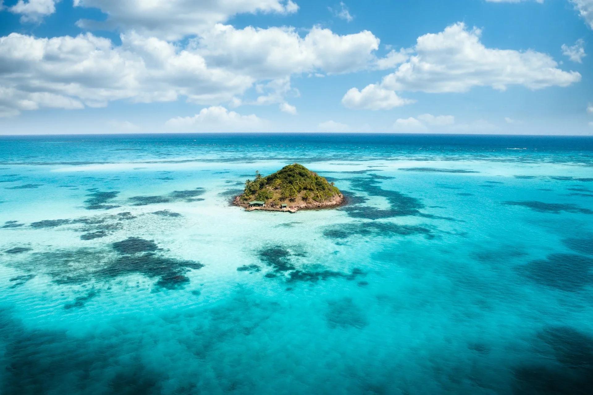 Caribbean Island landscape